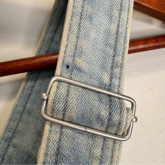 Thyme Maternity Blue Denim Shortalls Size Small - Picture 6 of 9